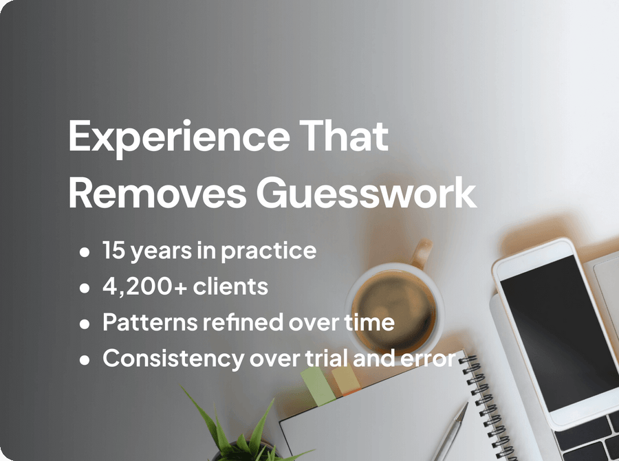 Experience That Removes Guesswork